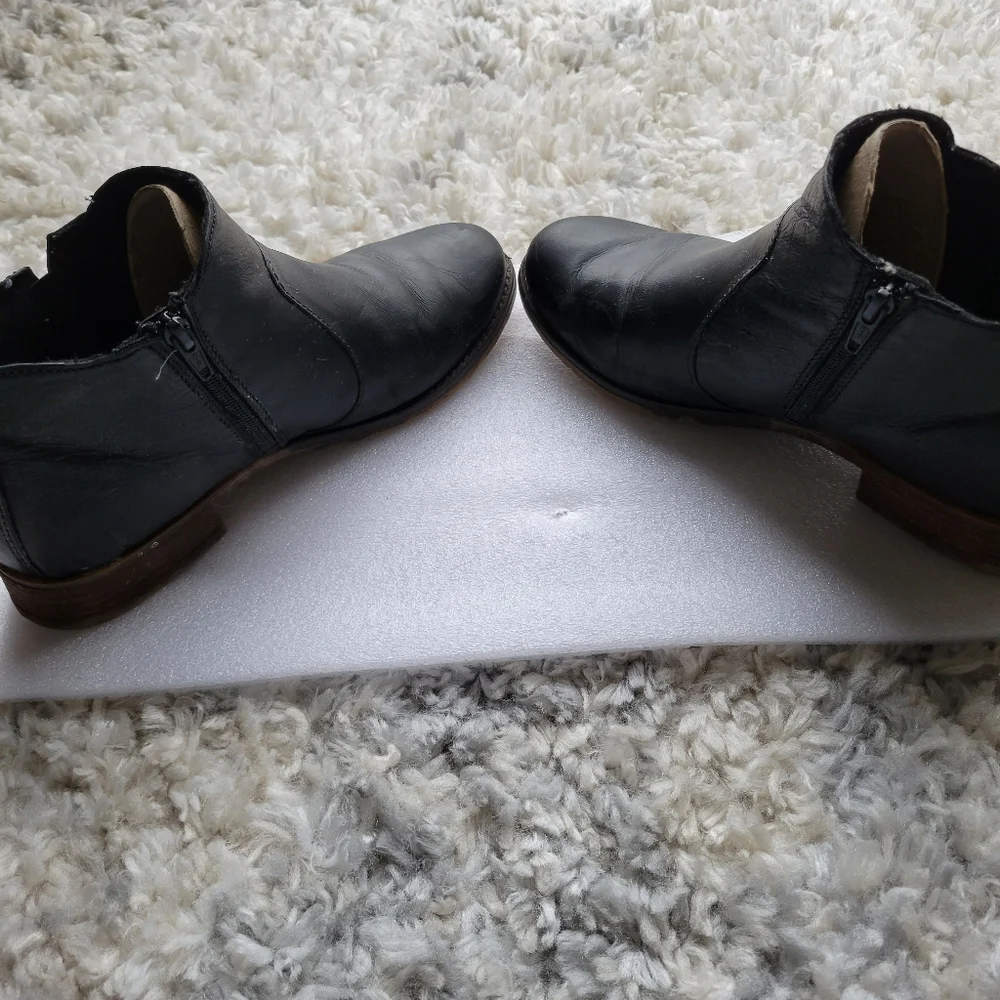 Josef Seibel black leather booties size 39 - Picture 9 of 9